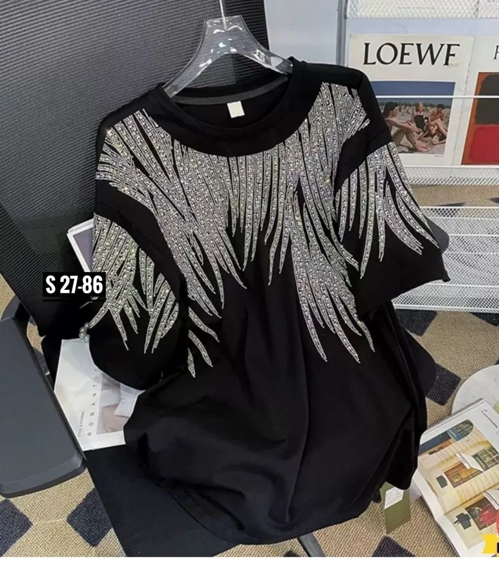 футболка базовая со стразами оверсайз,женские модные повседневные футболки,футболка женская оверсайз со стразами,футболка со стразами женская,футболки женская