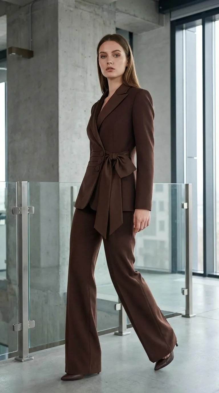 брючный костюм,женский брючный костюм,костюм брючный деловой с пиджаком doux saint,серый брючный костюм,серый брючный костюм женский