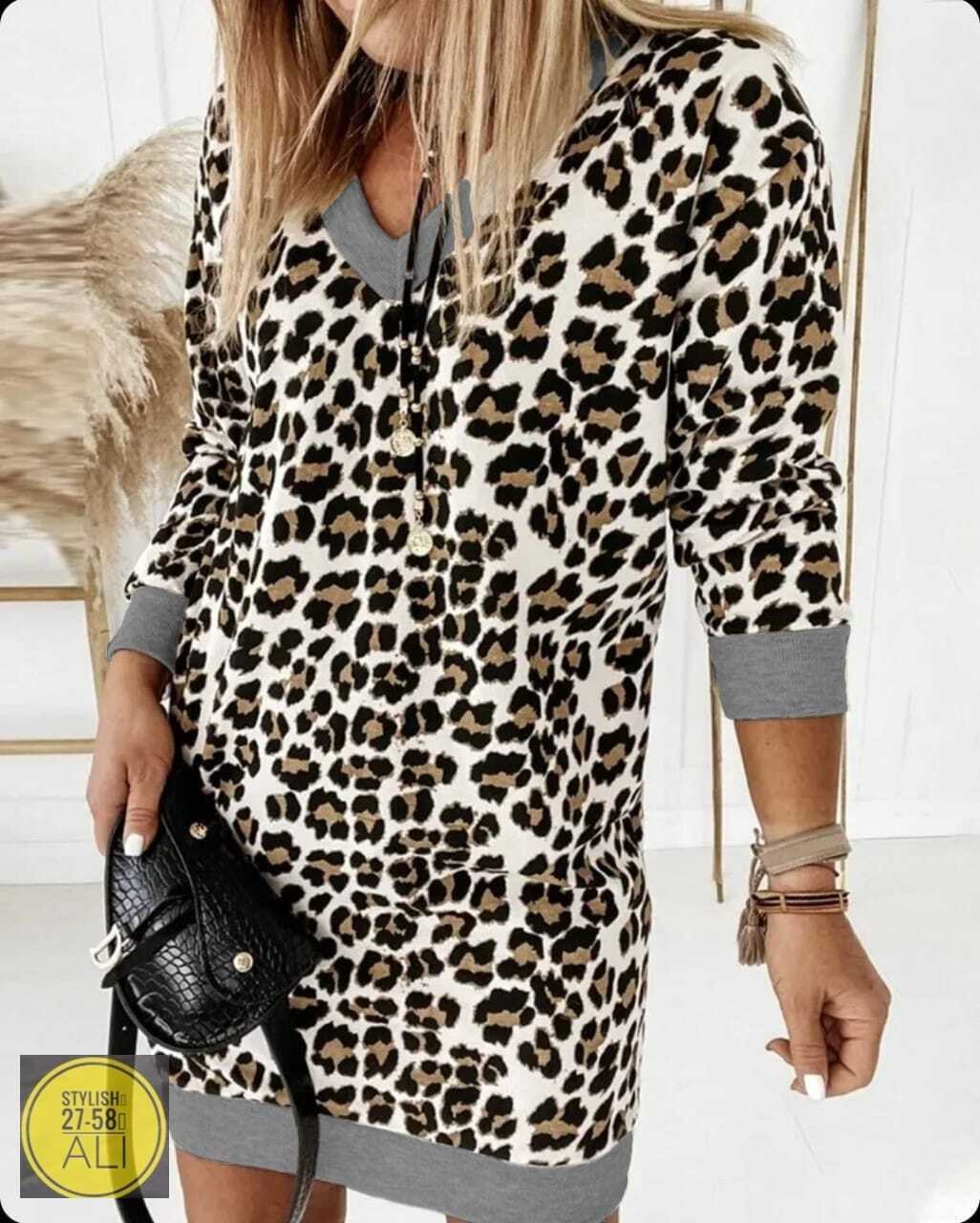 платье с леопардовым принтом,платье туника женская,платье женское леопардовое,платье туника,платье женское