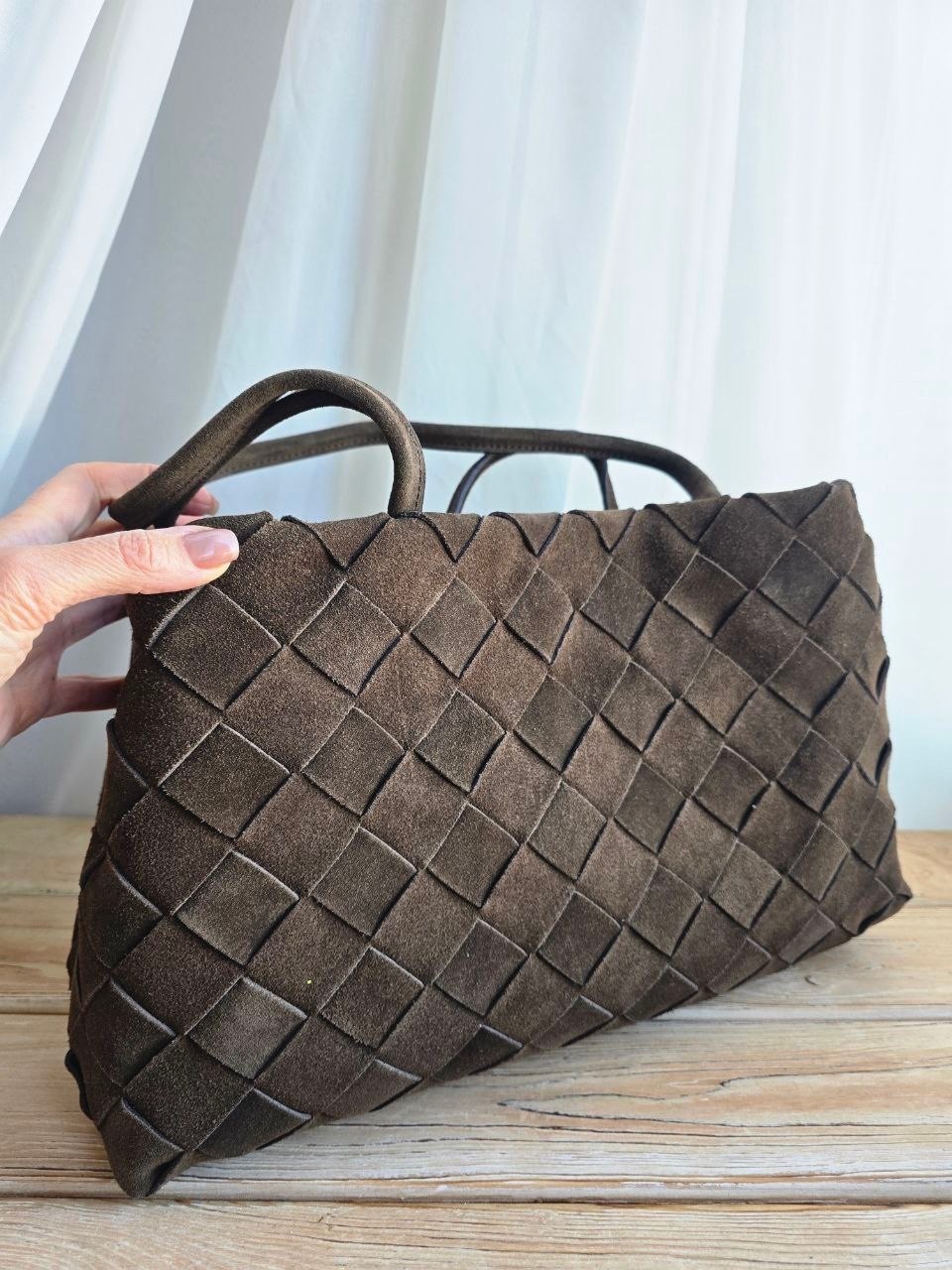 замшевая сумка,сумка женская bottega veneta,сумка bottega veneta,сумка bottega,плетеная сумка