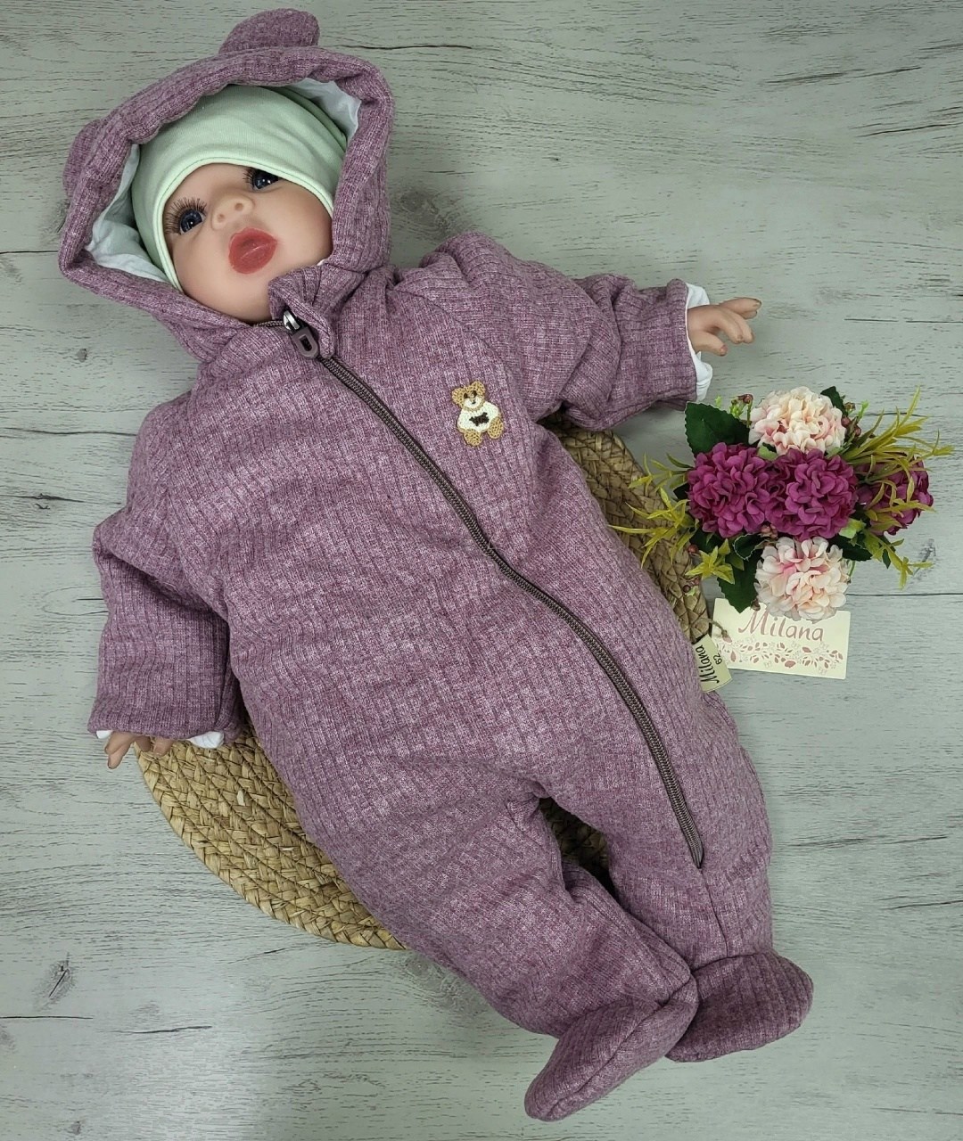 комбинезон вязаный для новорожденного,детские комбинезоны,вязаный комбинезон,комбинезон для новорожденных,синее комбинезон утепленный