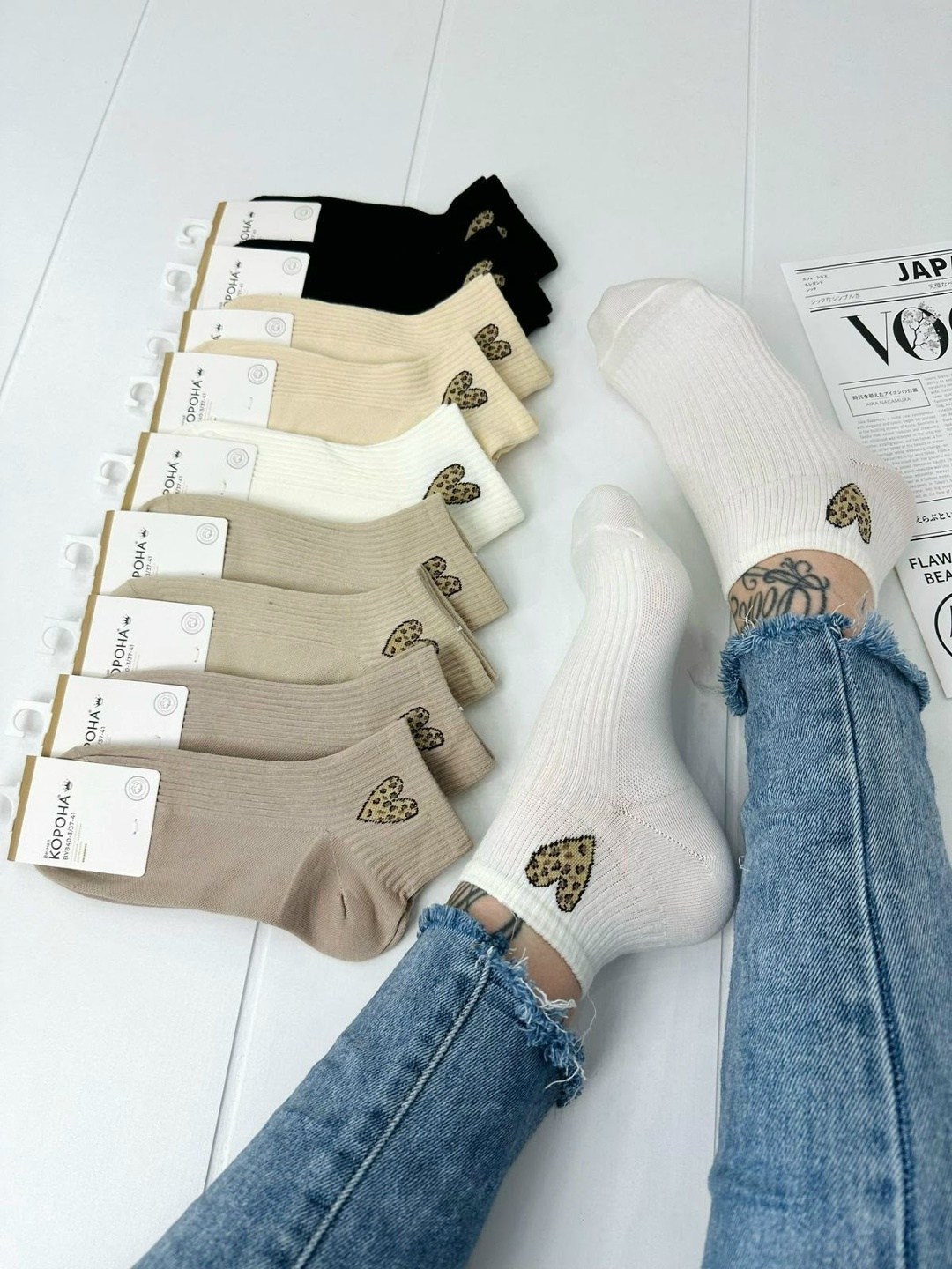 носки женские 10 пар,носки комплект,носки женские,короткие носки с принтом,женские короткие носки