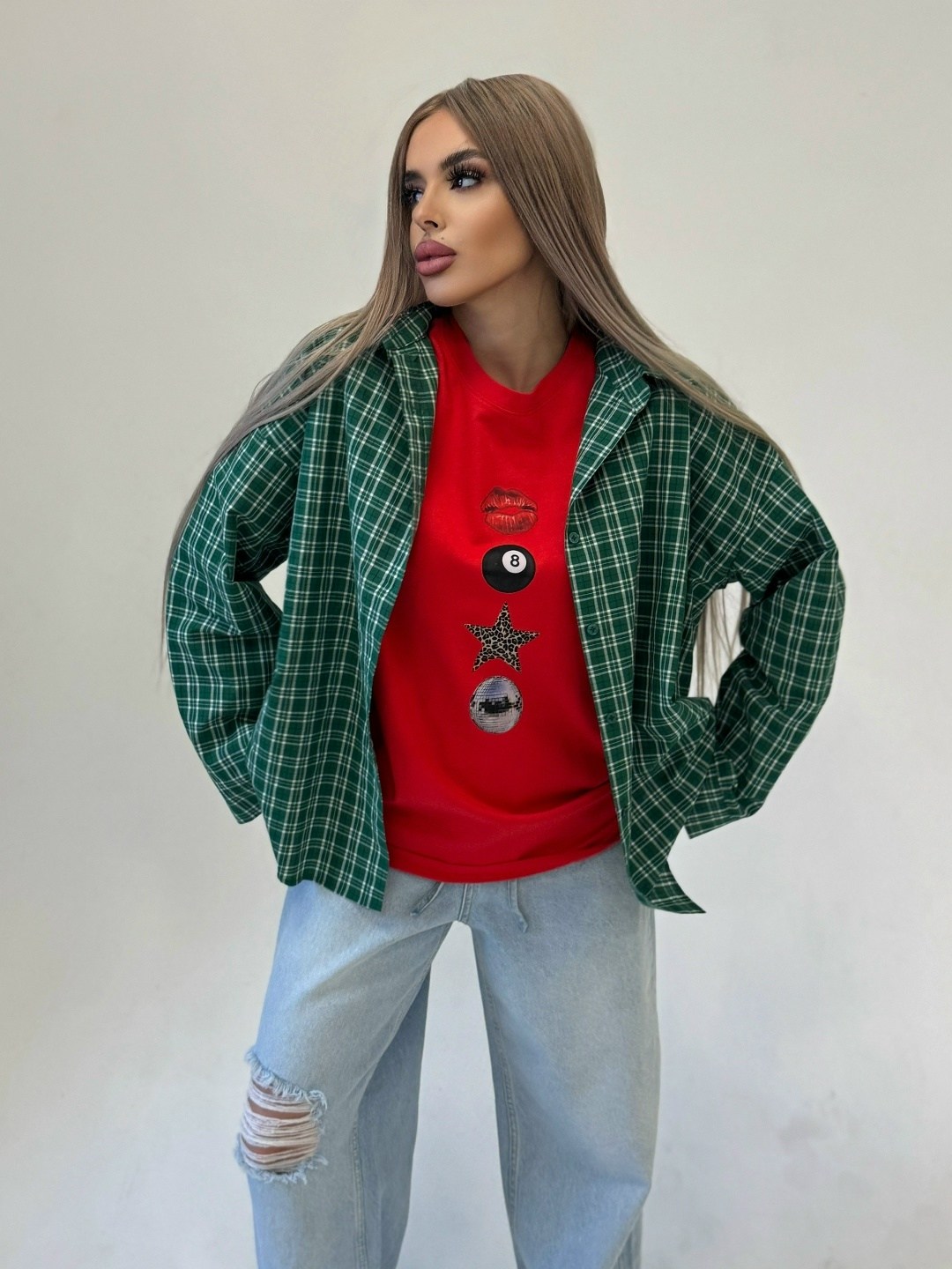 рубашка женская в клетку,женская кофта,клетчатая рубашка,модные наряды