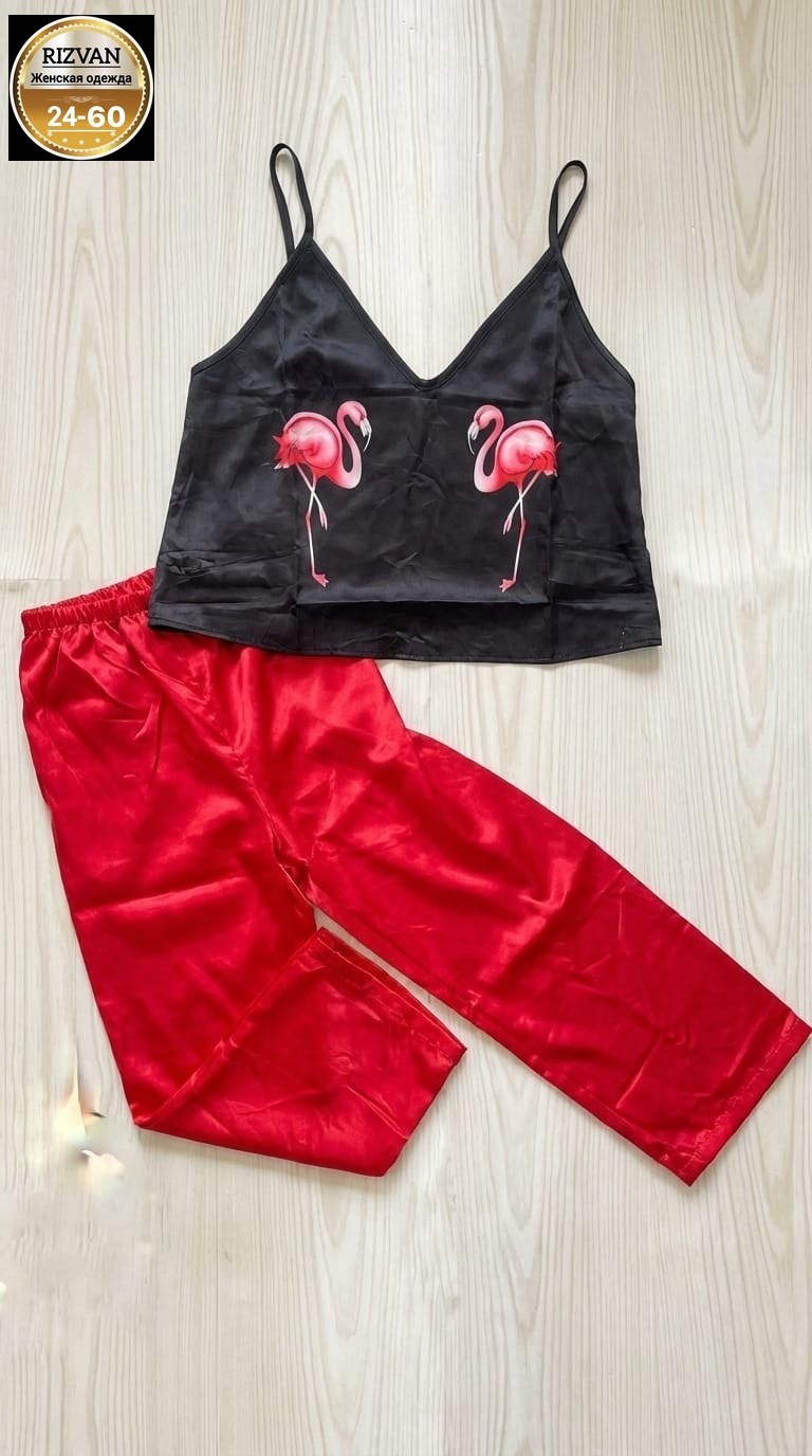 пижама авокадо,пижама шелк армани авокадо,шелковая пижама с топом с авокадо,пижама женская,женская пижама авокадо