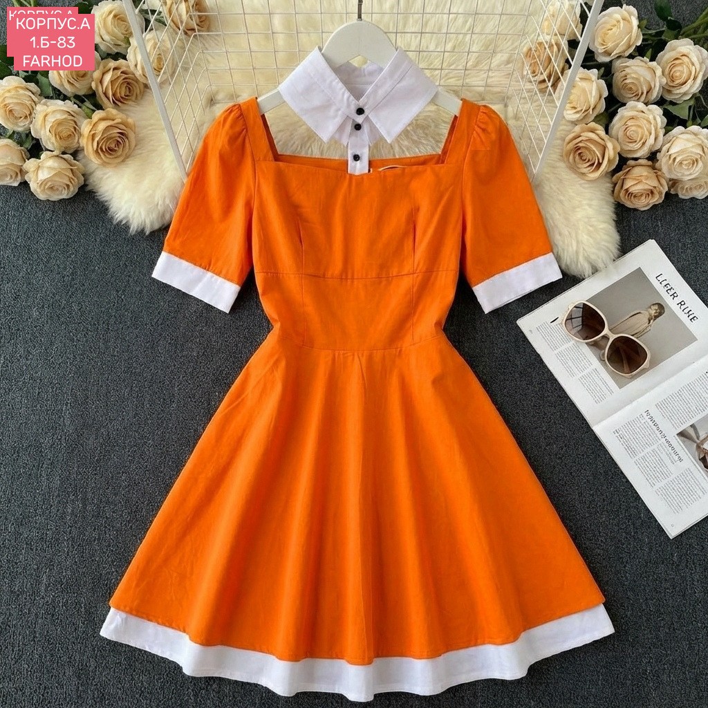 платья для девочек,платье стиль,милое платье,короткие платье,платье с воротником