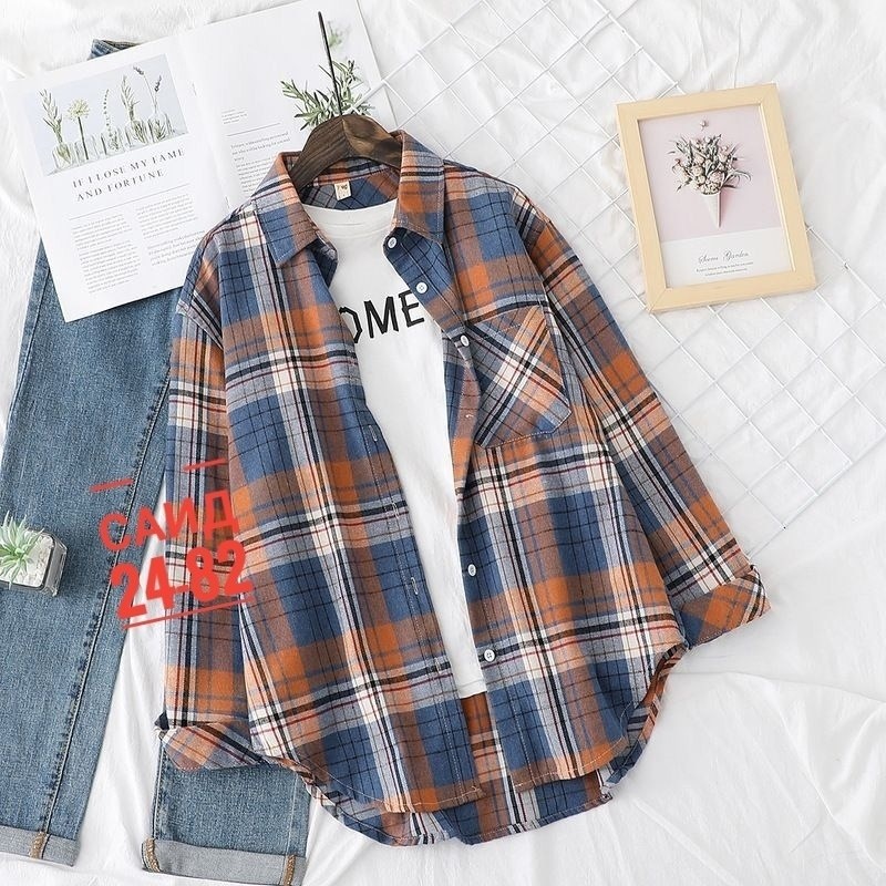 рубашка с длинными рукавами в клетку,женская рубашка в клетку,рубашка женская оверсайз в клетку,клетчатая рубашка женская,клетчатая женская рубашка с длинным рукавом