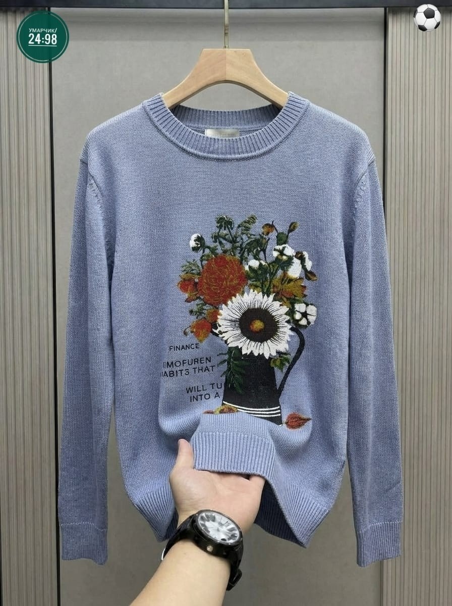 свитер с вышивкой,свитер дольче габбана женские,джемпер с вышивкой,вышивка на толстовке,свитер с цветочной вышивкой