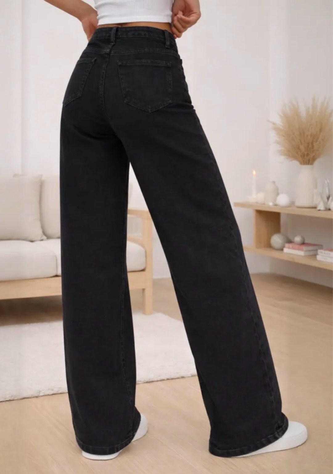 широкие черные джинсы,джинсы черные прямые,джинсы чёрные,женские джинсы,джинсы широкий