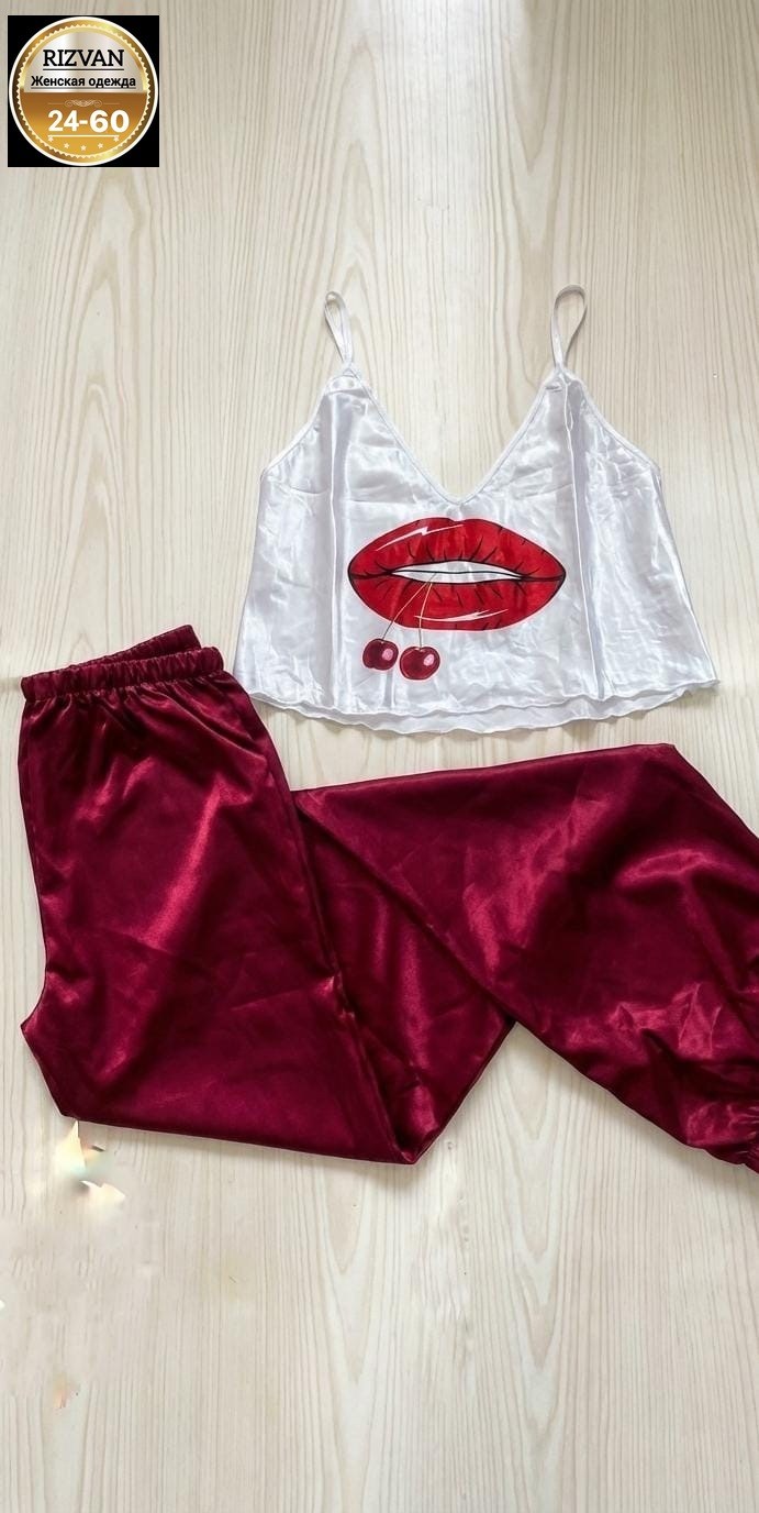 пижама авокадо,пижама шелк армани авокадо,шелковая пижама с топом с авокадо,пижама женская,женская пижама авокадо