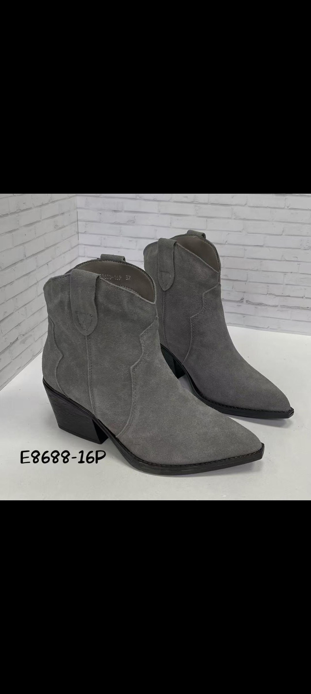 ,сапоги казаки женские замшевые,казаки серые замшевые,полусапоги,замшевые ботильоны