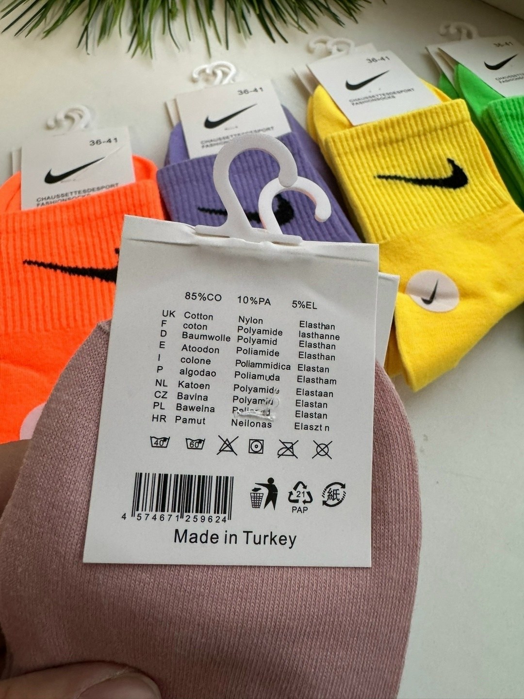 носки женские,носки комплект,носки спортивные,комплект носков nike,носки яркие