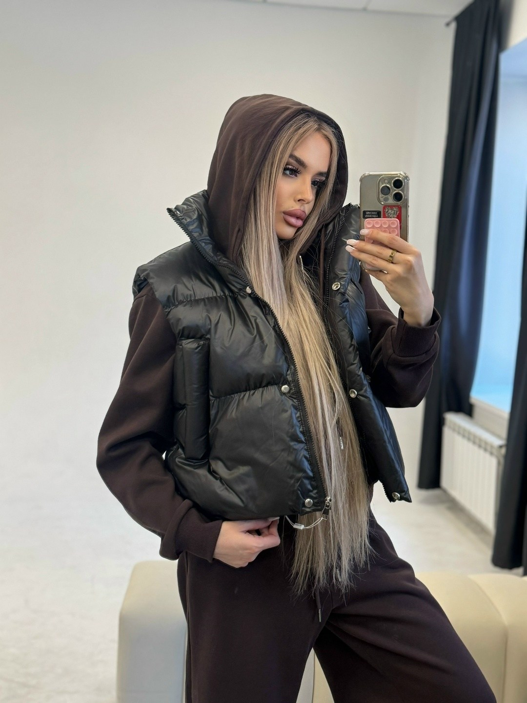 женская жилетка,женский жилет,жилет,куртка жилетка,жилет утепленный женский