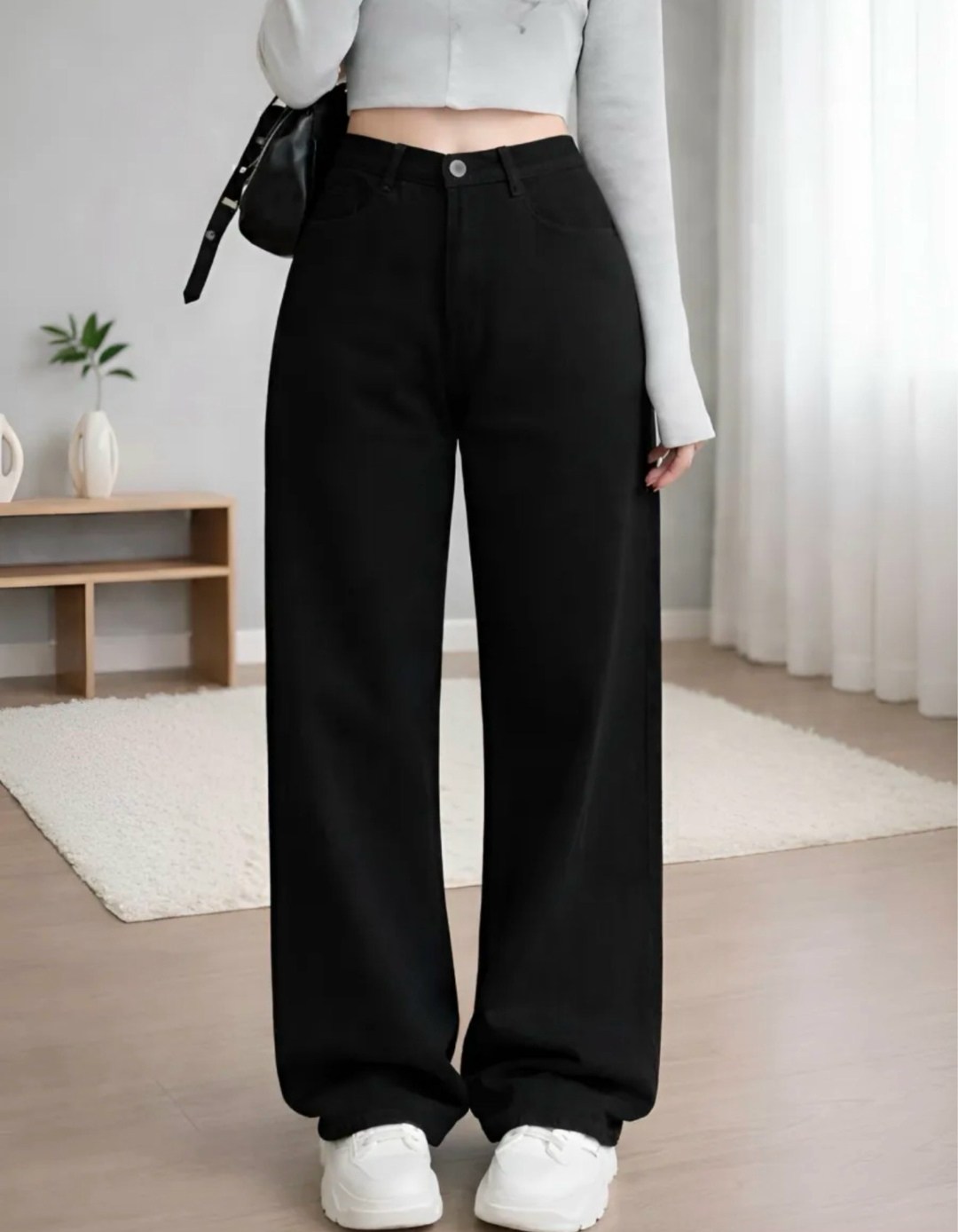 широкие черные джинсы,джинсы черные прямые,джинсы чёрные,женские джинсы,джинсы широкий