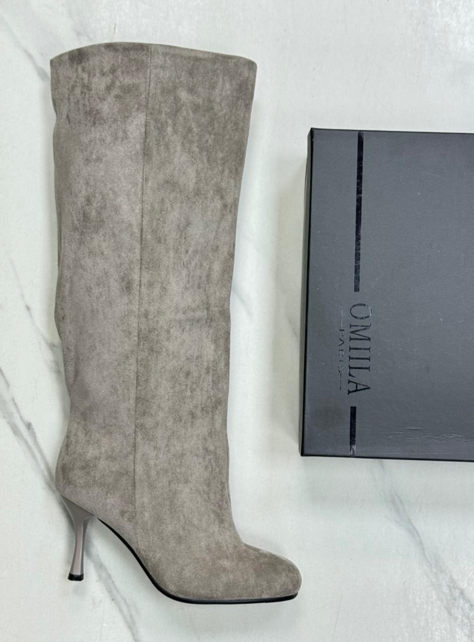 касадей ботфорты замшевые,серые замшевые сапоги,замшевые сапоги,замшевые серые сапоги на вайлдберриз,сапоги женские серые замшевые