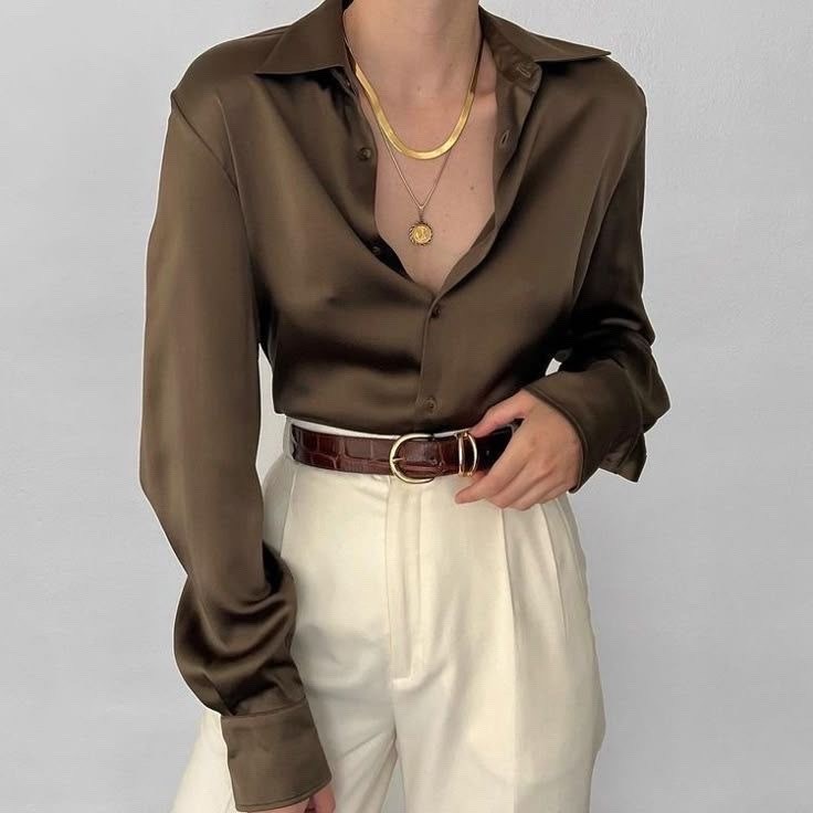 рубашка атласная,женский стиль,шёлковая рубашка,женская блузка