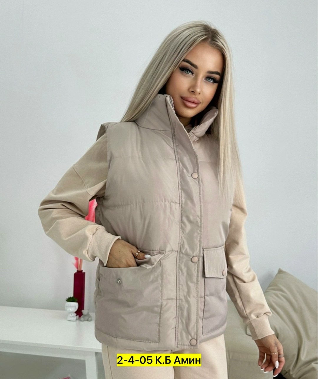 жилетка женская демисезонная,жилетка женская,жилетка ,жилетка женская безрукавка короткая весна,жилетка утепленная без капюшона haianh fashion