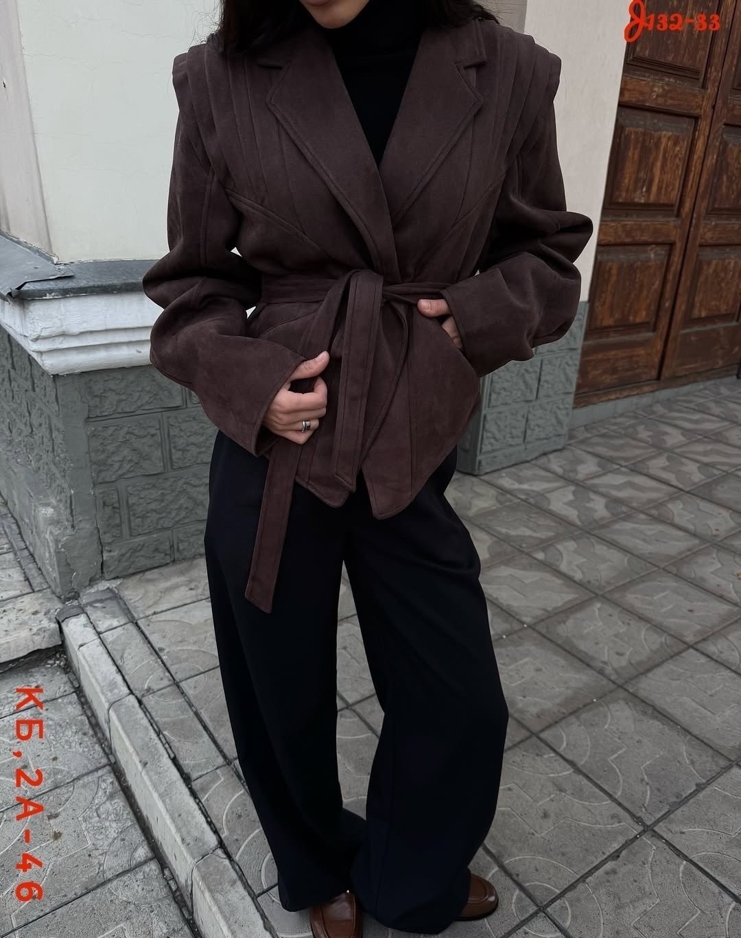 замшевая куртка,куртка замшевая женская,замшевая куртка с бархатистым воротником v формы,замшевая куртка с поясом,куртка из натуральной замши