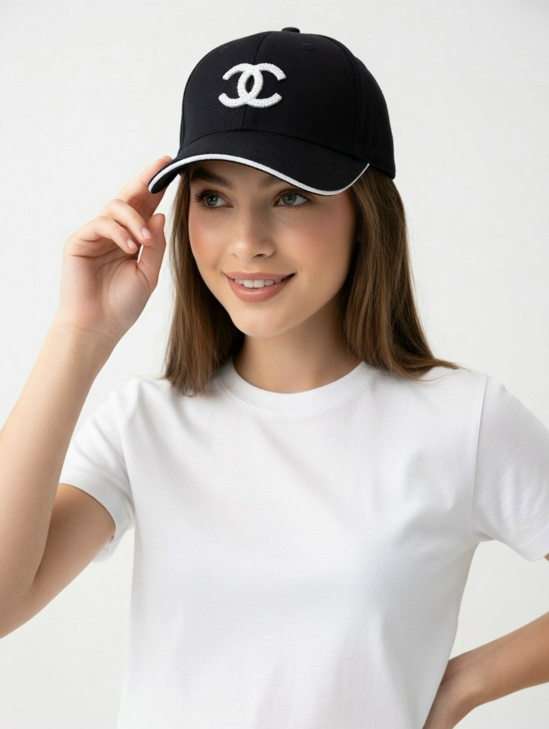 бейсболка chanel,стильная бейсболка,бейсболка женская,кепка,бейсболка