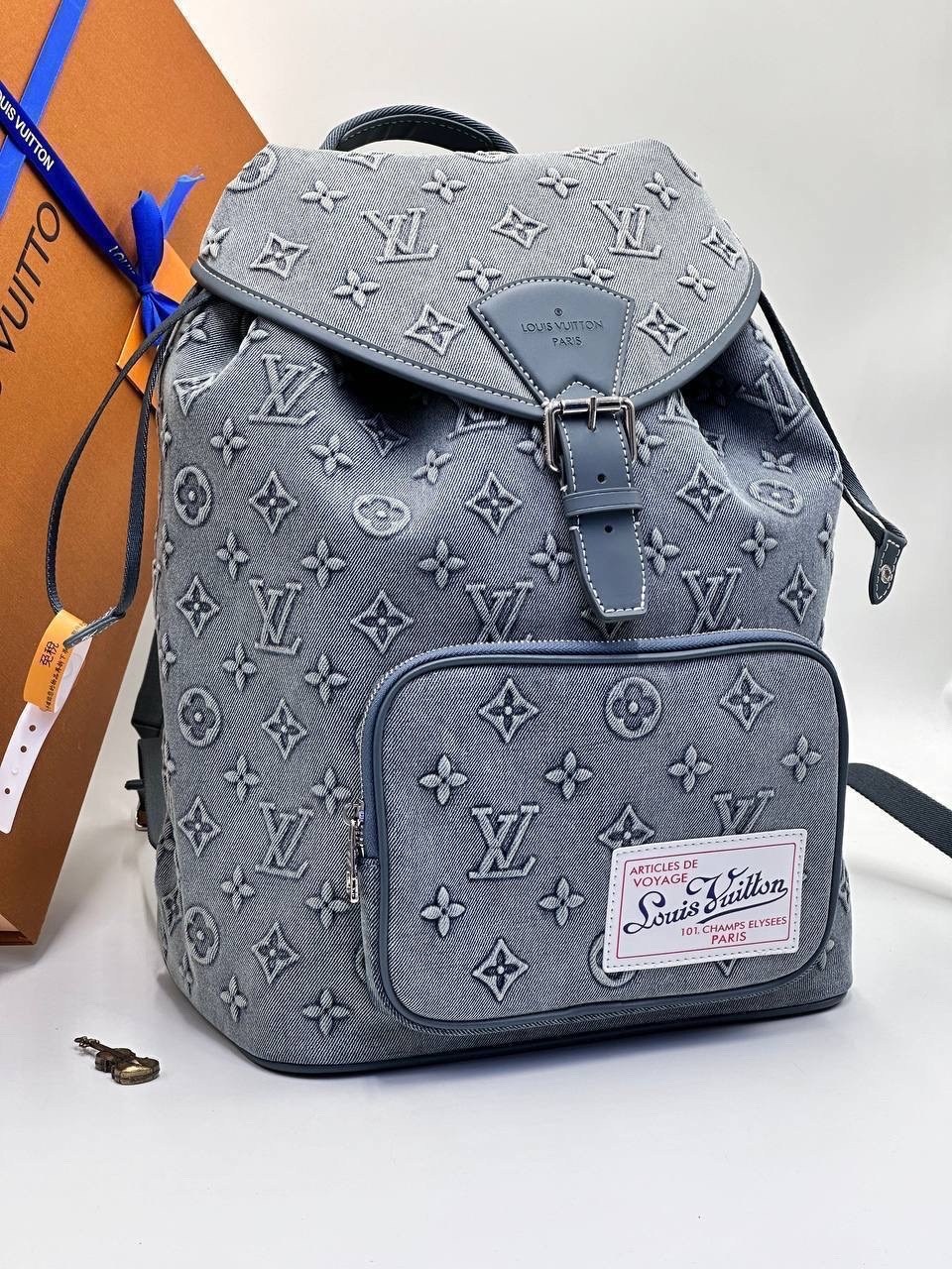 рюкзак louis vuitton,сумка - рюкзак louis vuitton denim,рюкзак женский louis vuitton,рюкзак луи виттон,louis vuitton рюкзак джинсовый