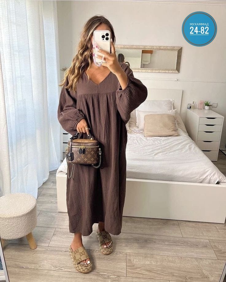 платье кэжуал,платье модное,платье мода,платья из муслина объемные,женское платье из муслина