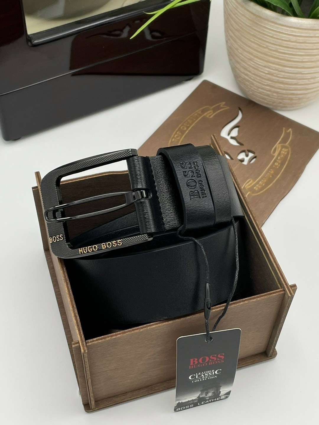 ремень,ремень мужской hugo boss,ремень мужской кожаный,ремень в подарок,мужские ремни