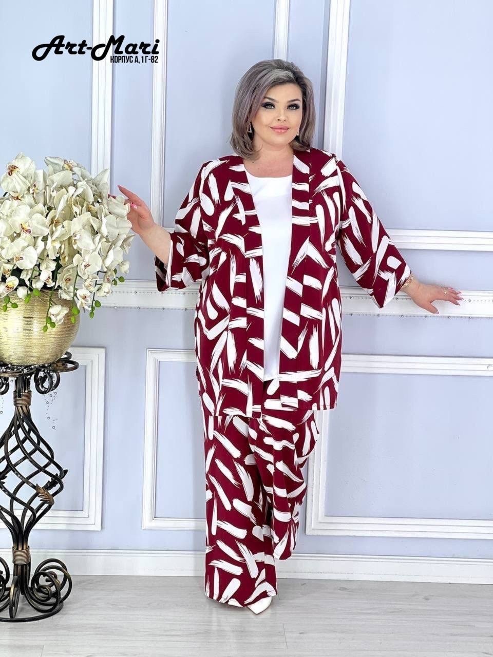 женский брючный костюм двойка,костюм тройка модный, больших размеров,женский брючный костюм,женский костюм