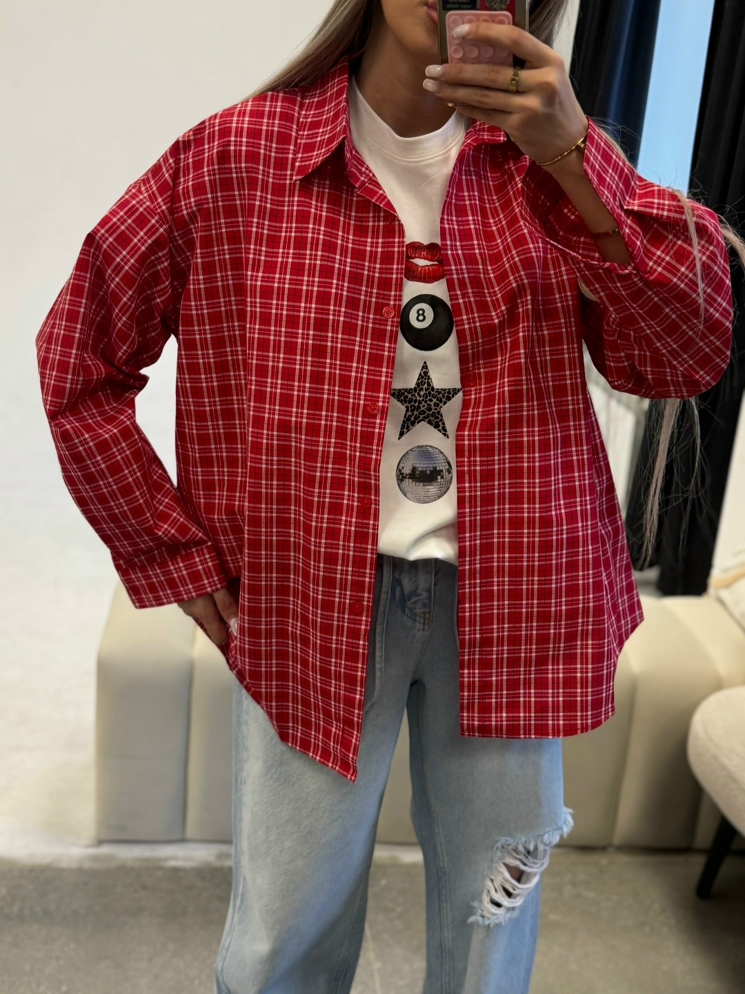 рубашка в клетку женская,рубашка в клетку оверсайз vizay,рубашка в клетку,рубашка в клетку оверсайз женская,рубашка в клетку оверсайз