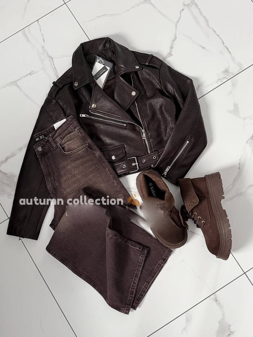 женская косуха,косуха,кожаная куртка,косуха винтажная оверсайз chauzi,косуха куртка