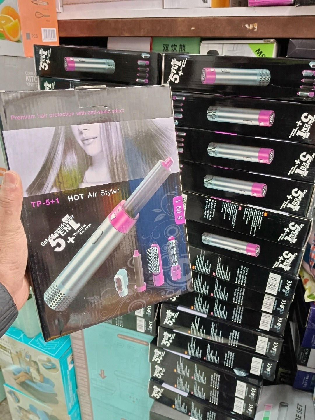 hot air styler 5 в 1,мультистайлер hot air styler 5 в 1,стайлер для волос hot air styler 5 в 1,фен стайлер bereke-kz hot air styler tp-5+1,фен стайлер 5 в 1