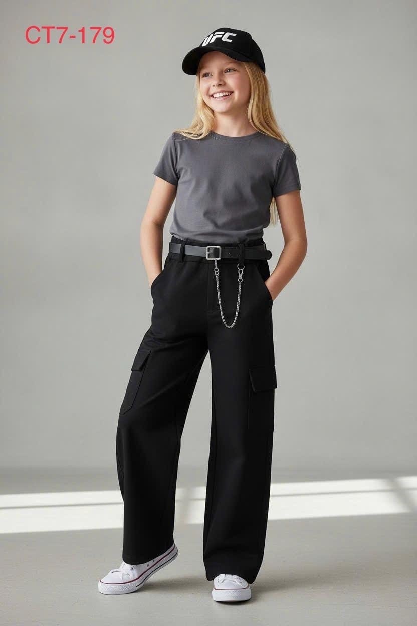 брюки для девочек,брюки-карго для девочки,широкие брюки,штаны для девочек,брюки школьные карго