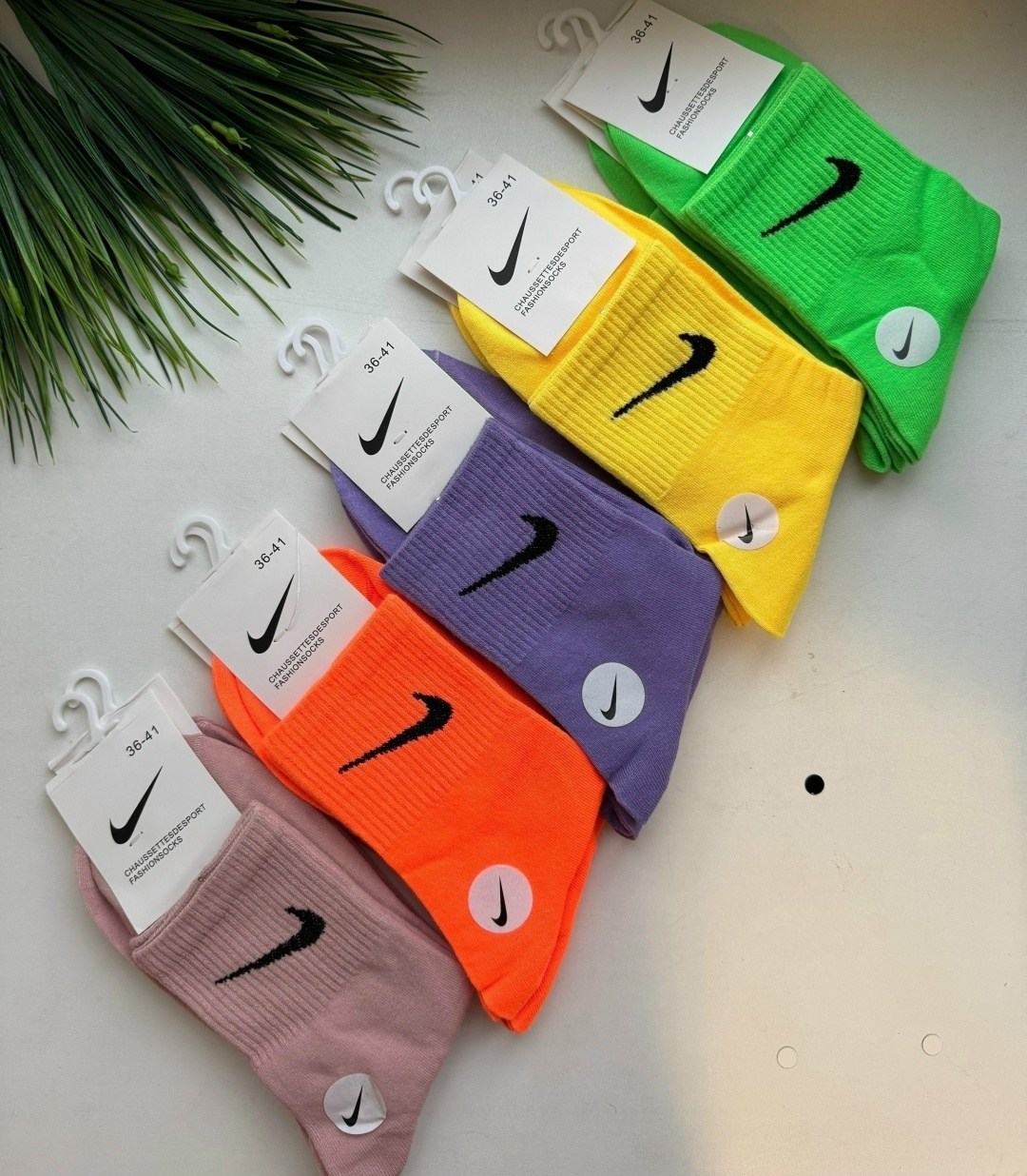 носки женские,носки комплект,носки спортивные,комплект носков nike,носки яркие