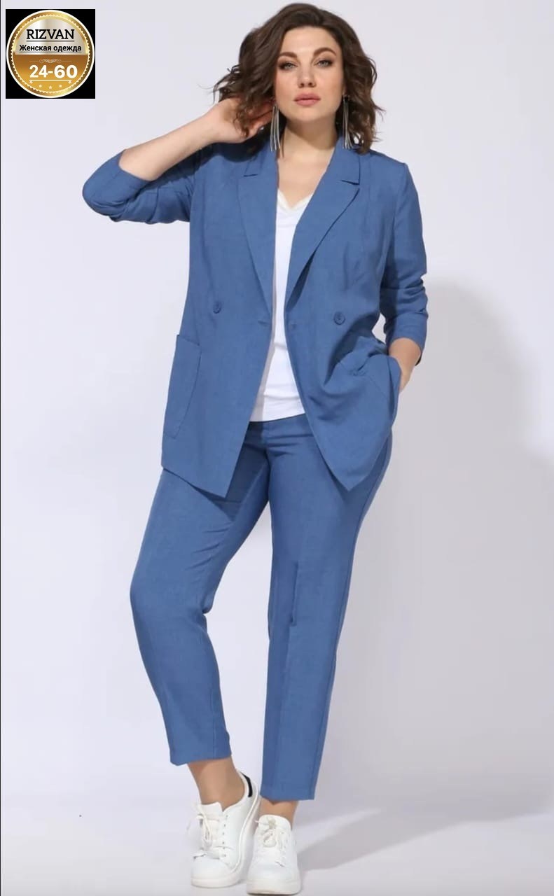 брючный костюм,брючный костюм anastasia mak 1053а мятный,костюм женский,брючный костюм anastasia mak 1175 мятный,брючный костюм anastasia mak 603а салатовый двойка зеленый размер 58