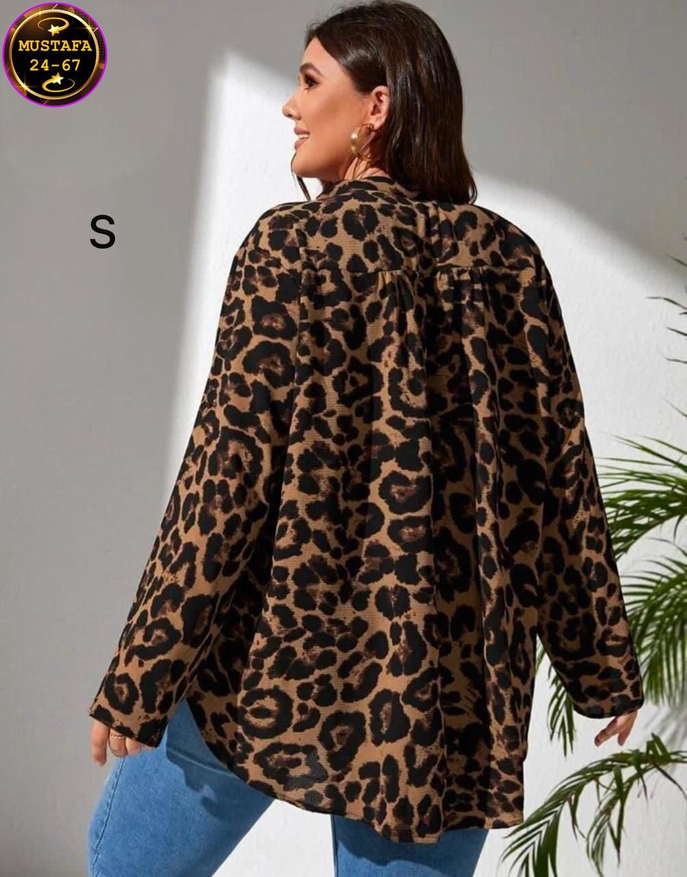 2026 женские блузки,блузка кофточка,блузка женская,леопардовая блузка,clasi рубашка больших размеров леопардовый принт shein