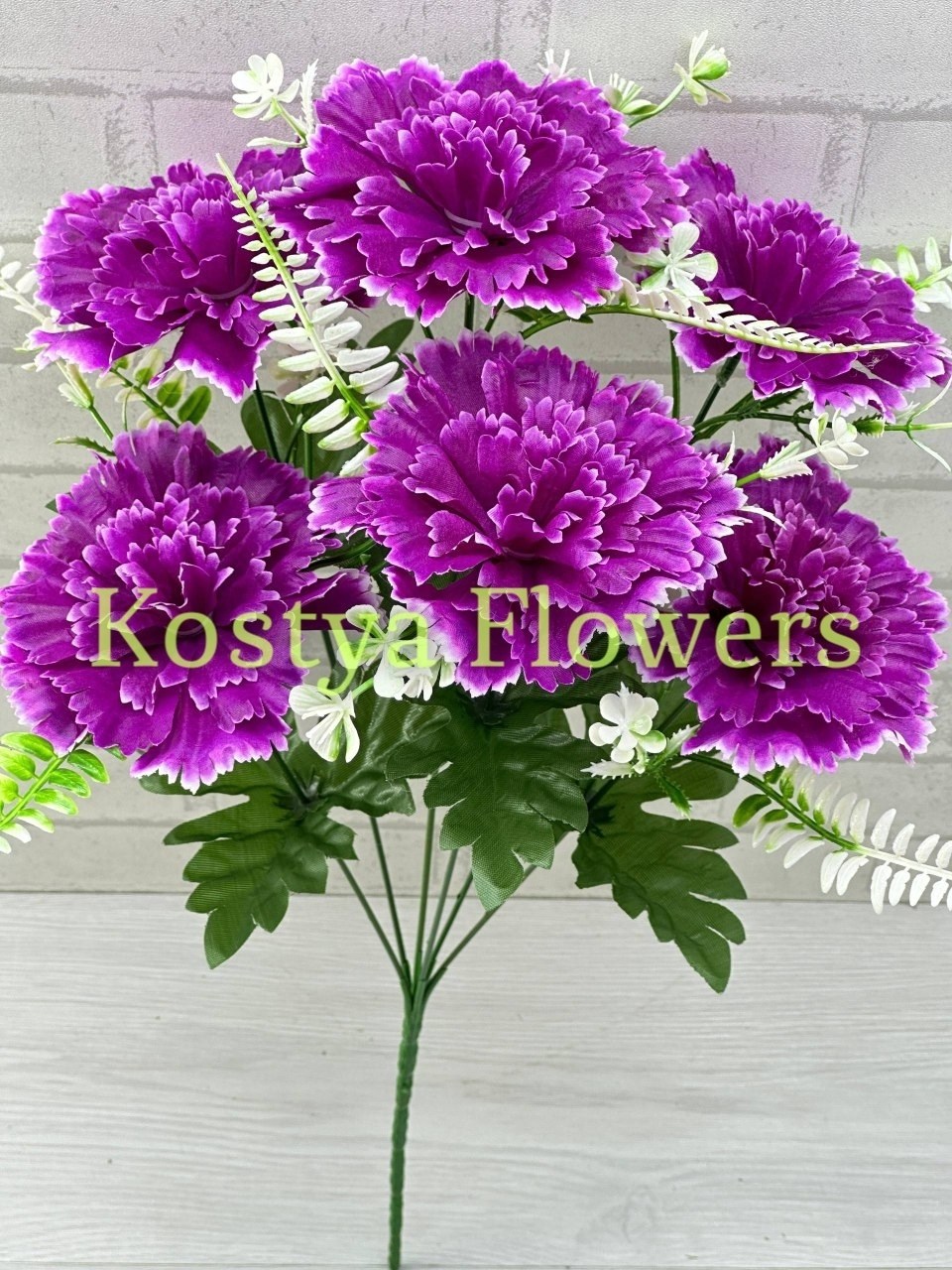 цветы искусственные гвоздика,букетик искусственных гвоздик,букет гвоздик,гвоздика искусственная,гвоздика букет