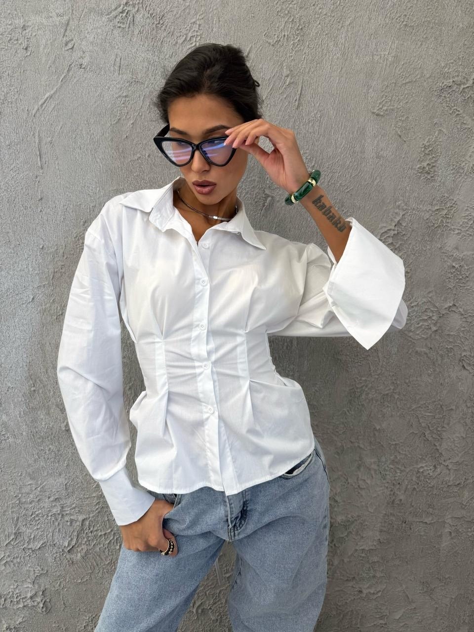 рубашка женская,рубашка с завязками,стильная рубашка,рубашка с завязками на талии,рубашка