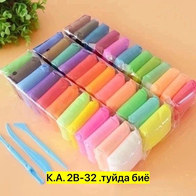 пластилин воздушный 36 цветов,воздушный пластилин super light clay,легкий пластилин super light clay,воздушный пластилин,воздушный пластилин 24 цвета