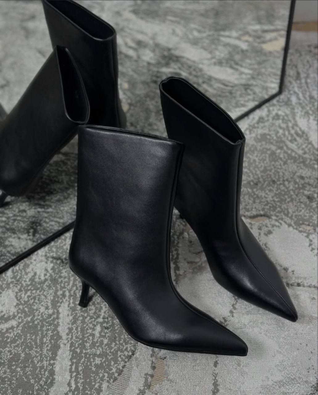 женские ботильоны,ботильоны баленсиага,ботильоны,stella mccartney ботильоны elsa 70 черный,