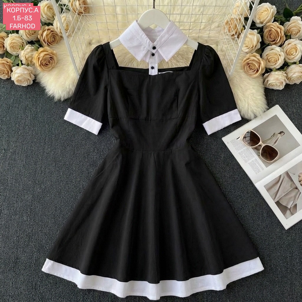 платья для девочек,платье стиль,милое платье,короткие платье,платье с воротником
