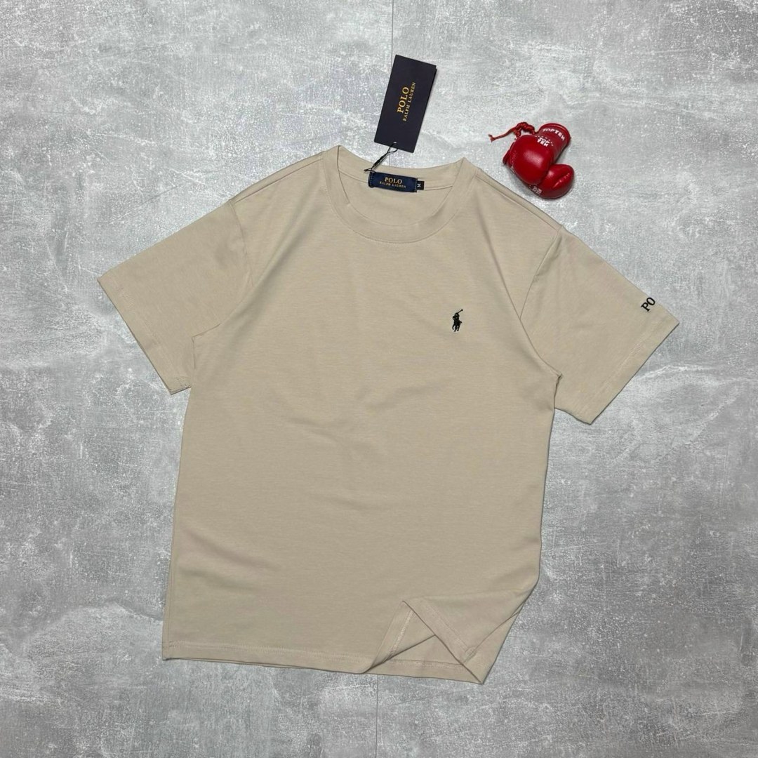 футболки polo ralph lauren,бежевая футболка,футболка дизель бежевая,футболки для мужчин,мужская футболка