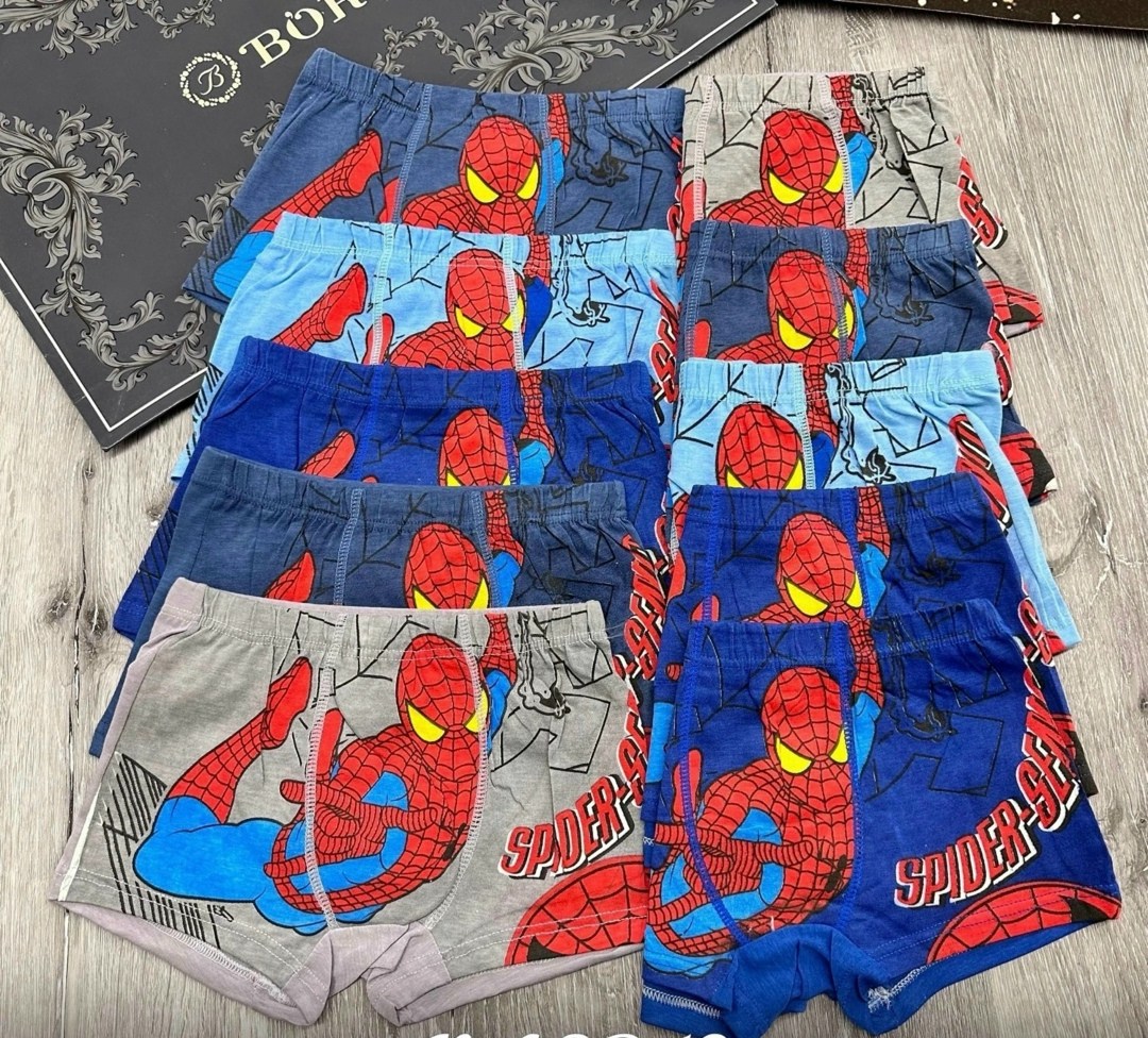 трусы для мальчиков,детские трусы для мальчика,трусы-боксеры для мальчиков с принтом человека-паука,трусы детские,трусы боксеры для мальчика