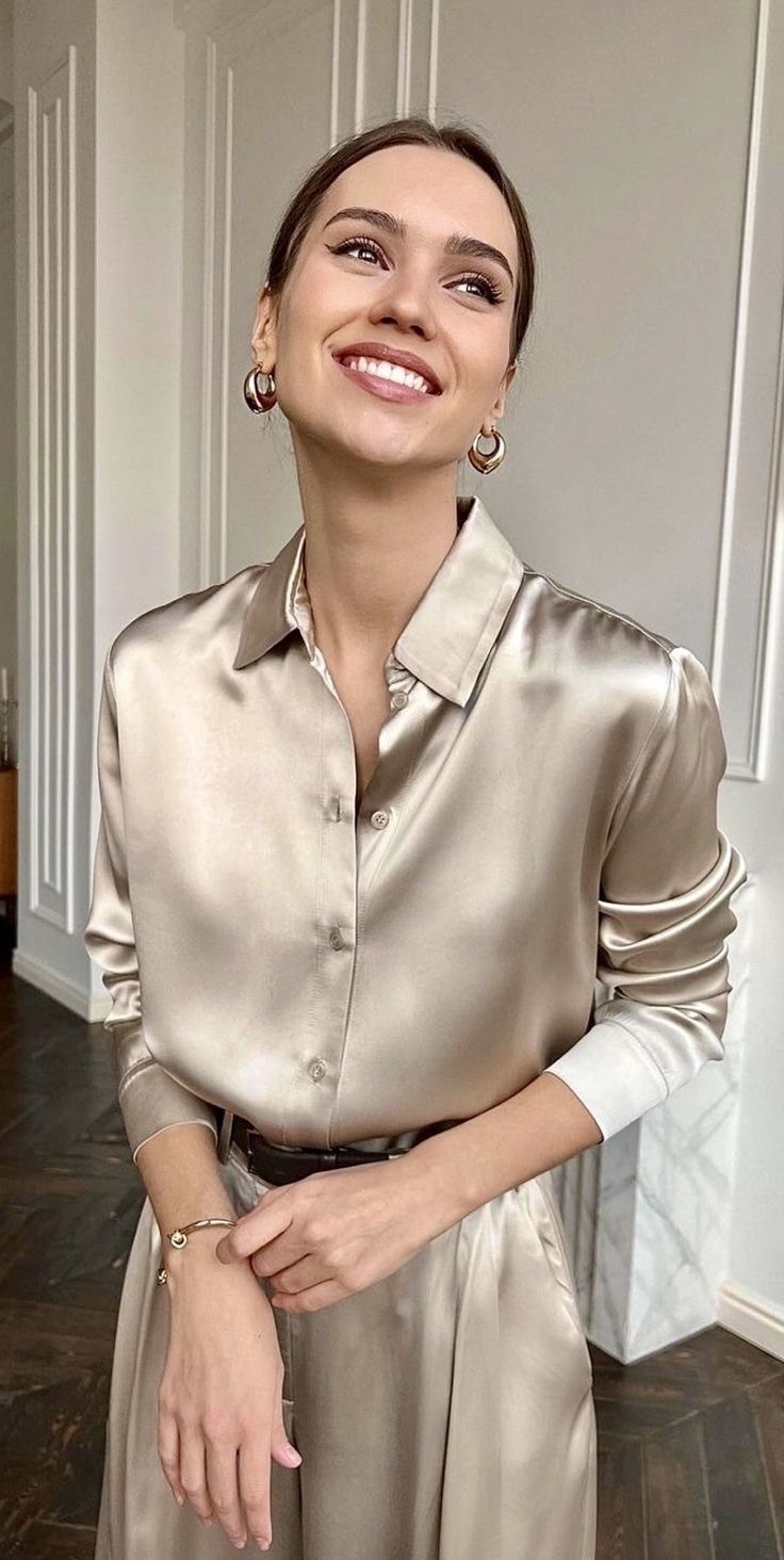 рубашка атласная,женский стиль,шёлковая рубашка,женская блузка