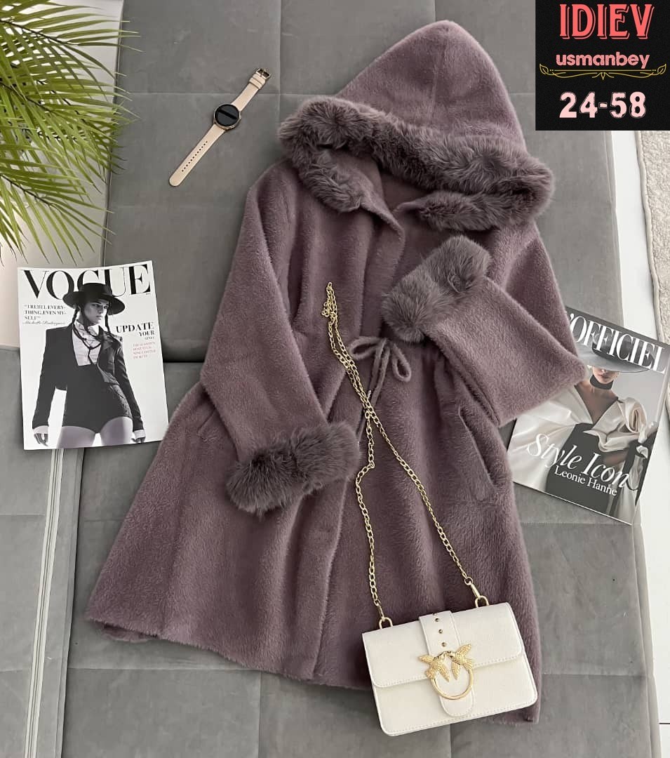 пальто с мехом,меховое пальто,меховое пальто с капюшоном,пальто с капюшоном,зимнее пальто