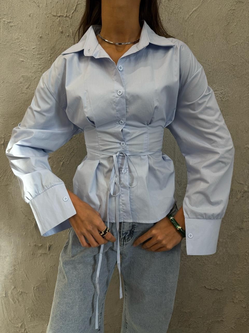 рубашка женская,рубашка с завязками,стильная рубашка,рубашка с завязками на талии,рубашка