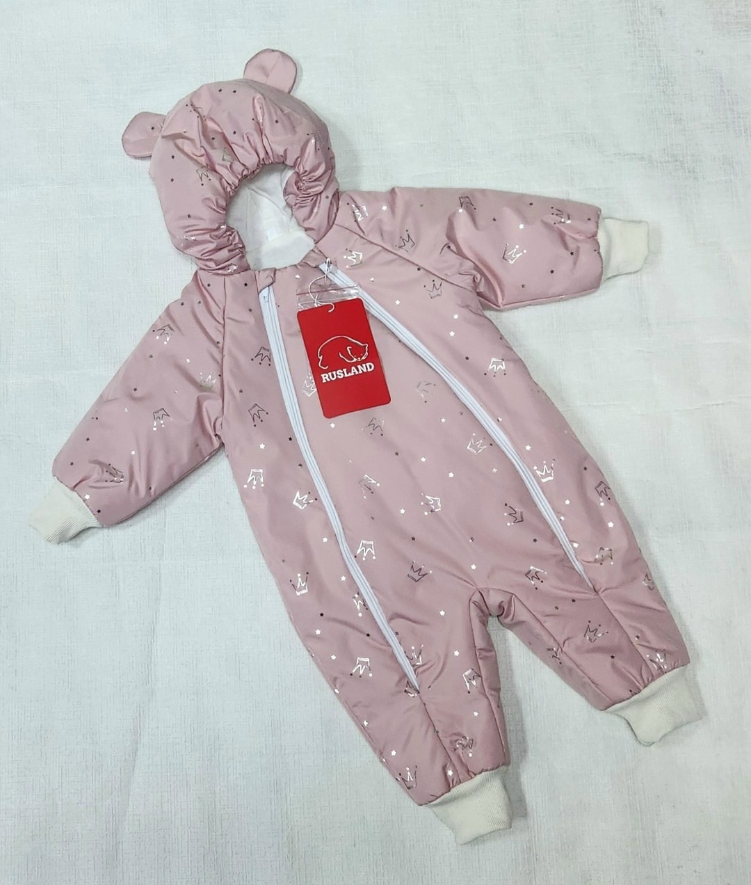 демисезонный комбинезон для малыша,демисезонный комбинезон,детский демисезонный комбинезон,комбинезон для новорожденного демисезонный,комбинезон baby go 74 розовый демисезонный