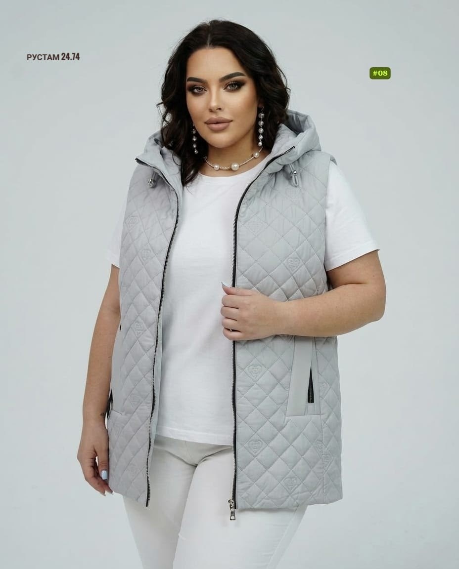 женская стеганая жилетка большого размера,жилет на синтепоне,жилетка женская,жилетка на синтепоне,жилетка женская батал