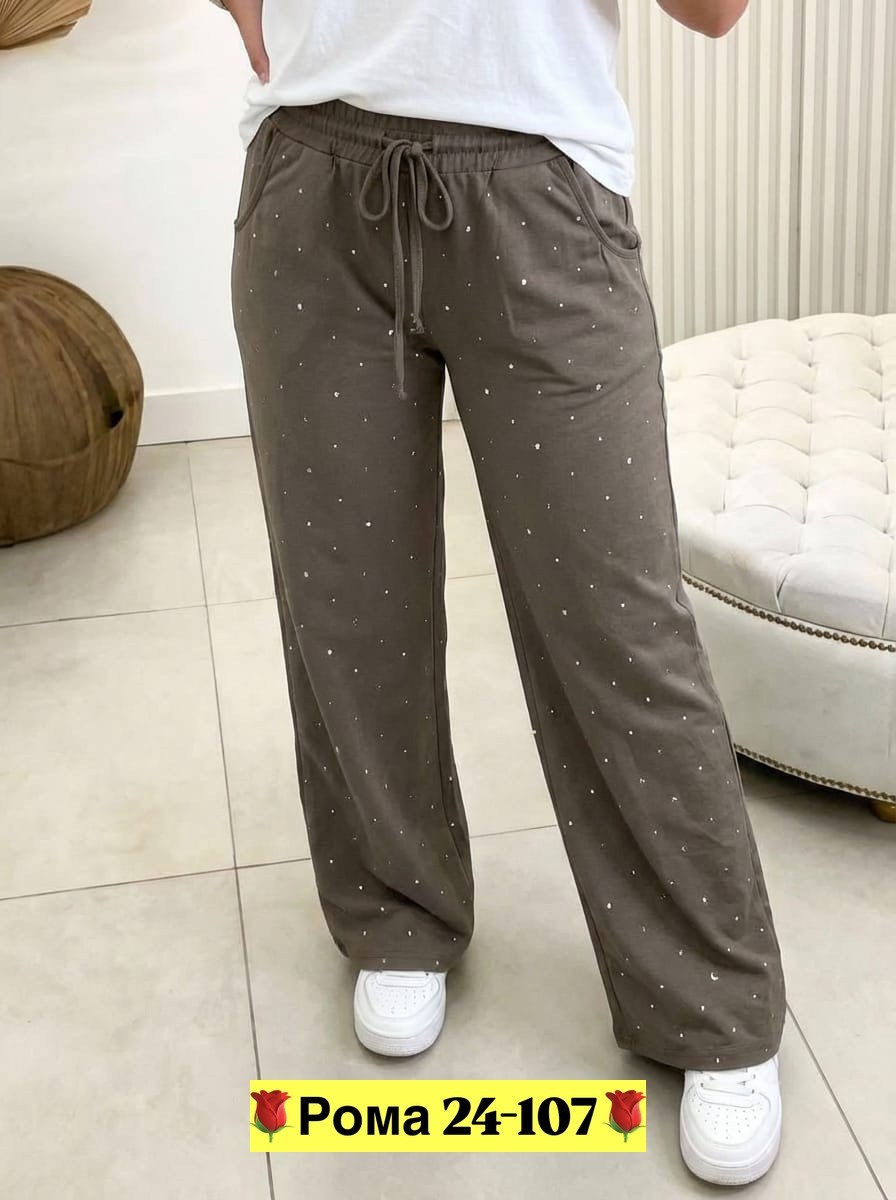 брюки широкие палаццо со стразами,женские брюки,брюки широкие,штаны палаццо,женские джинсы брюки