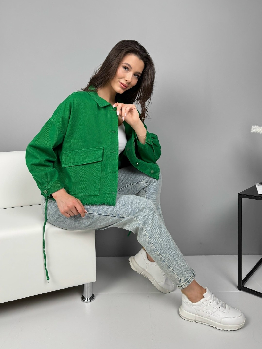 куртка джинсовый,куртка женская джинсовая оверсайз,женская джинсовая куртка,повседневная куртка,зеленая куртка