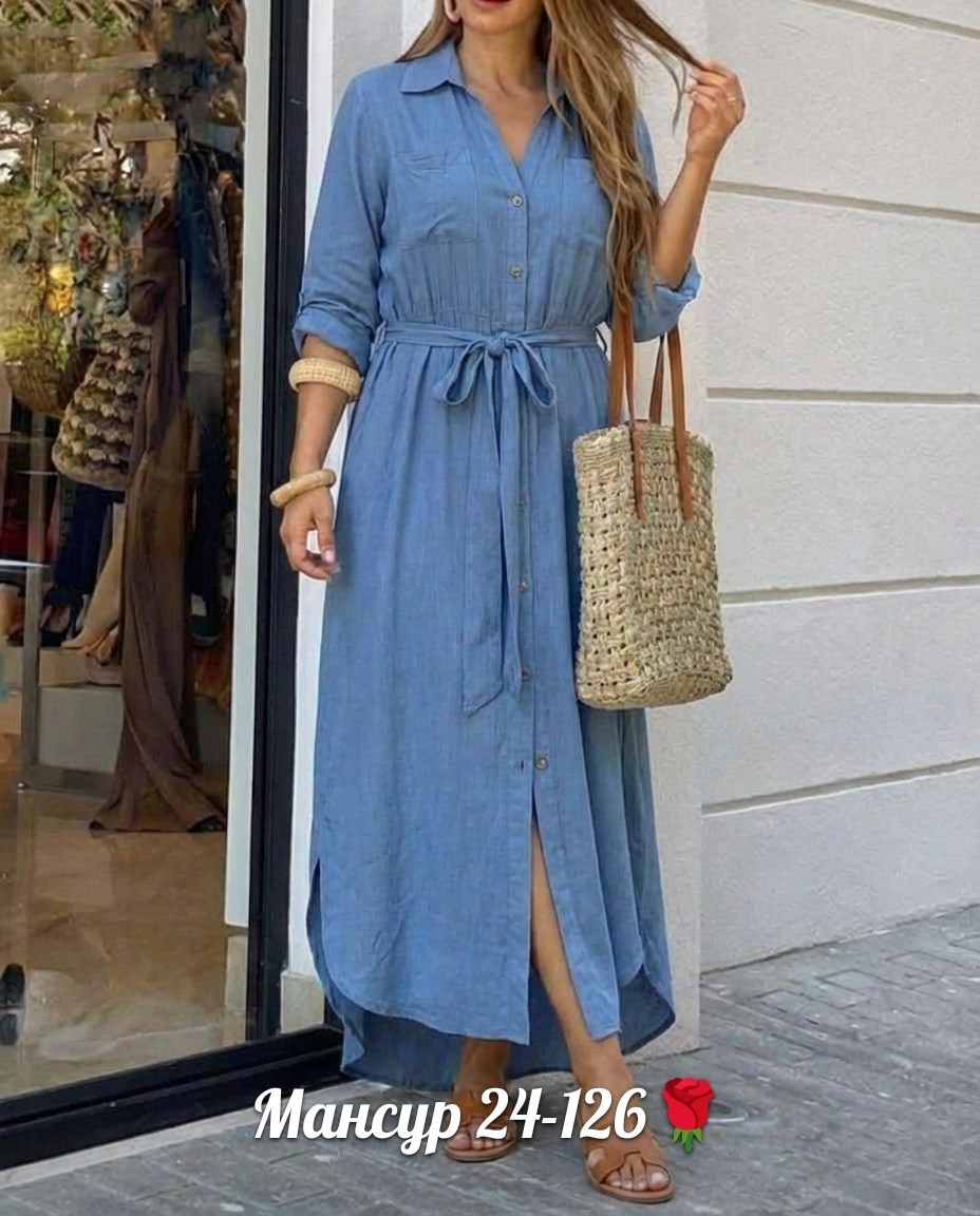 платье женское,платья женские длинные,платье джинс,платье рубашка женское повседневное,платье рубашка длинная