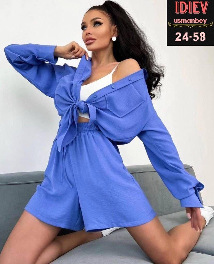 костюм женский летний с шортами и рубашкой,женский костюм с шортами и рубашкой,летние костюмы женские,муслиновый костюм женский с шортами,костюм классический