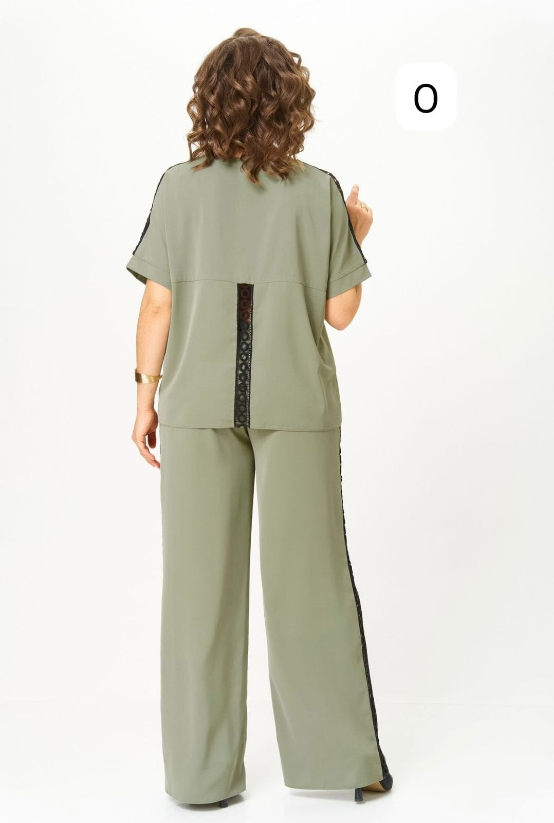 брючный комплект,брючной костюм,брючный костюм элегантный,костюм rumoda,костюм брючный 3062 хаки jurimex